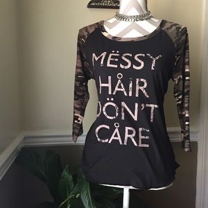 🍁“Messy hair don’t care” quarter sleeve top